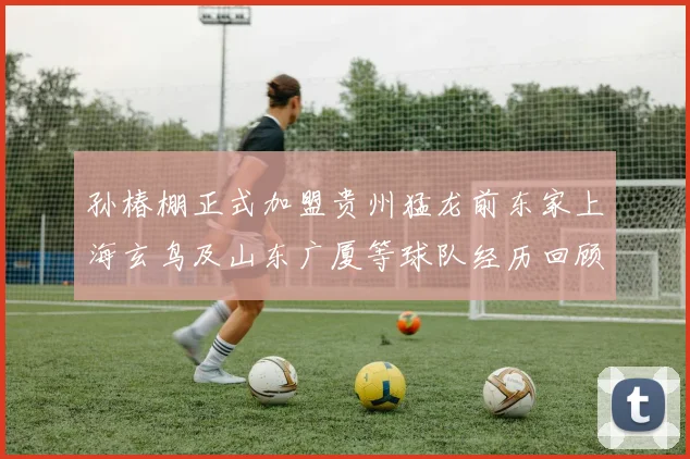 孙椿棚正式加盟贵州猛龙前东家上海玄鸟及山东广厦等球队经历回顾